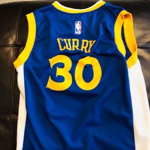 curry jersey youth medium